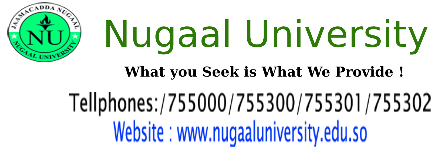 Nugaal University Logo